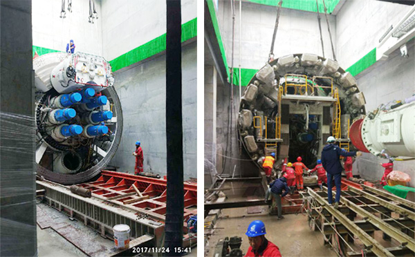 风里雨里，，，，，成都等你！中铁必发盾构机走出长沙