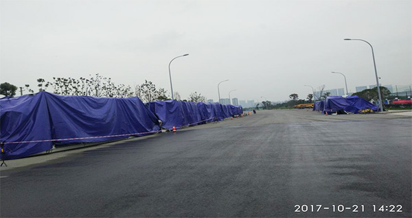 风里雨里，，，，，成都等你！中铁必发盾构机走出长沙