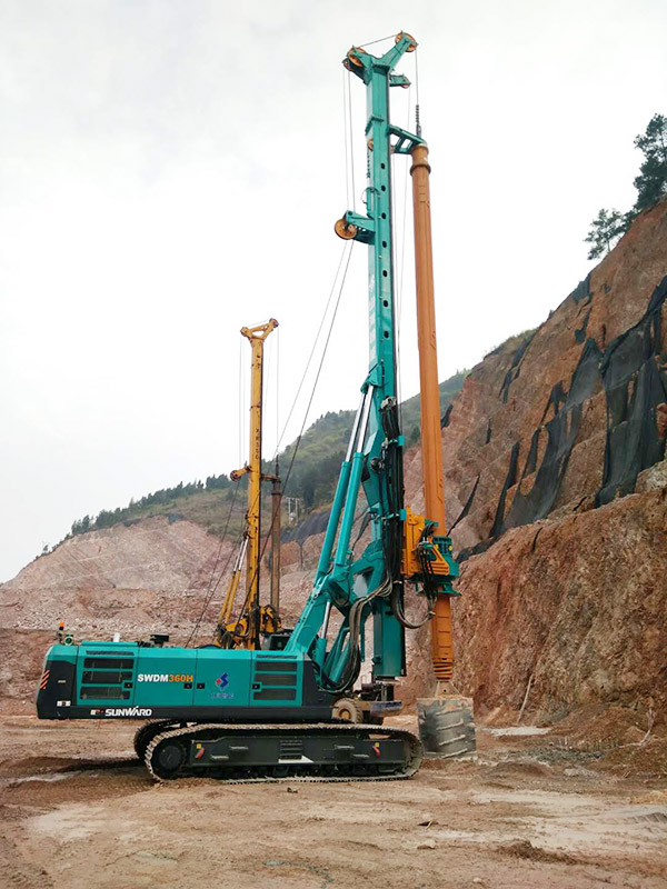 效率横跨两倍！必发智能SWDM360旋挖钻名动贵阳