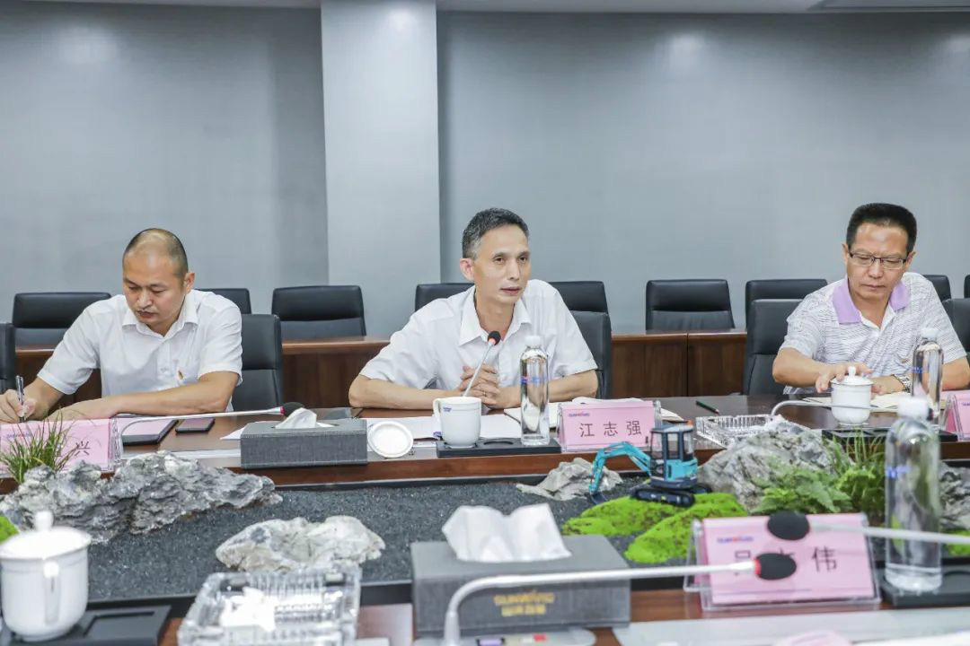 广州工控党建同盟联络员一行到必发智能开展事情对接