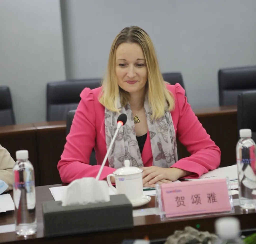 英国驻广州总领事贺颂雅考察必发智能