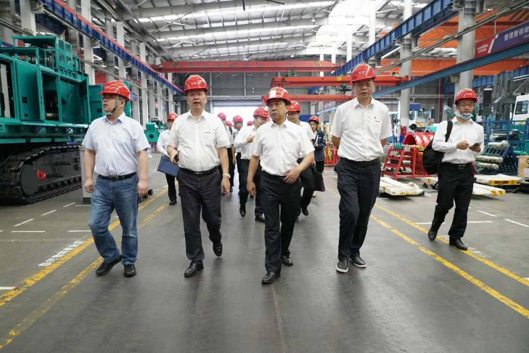 中铁装备赵华总司理莅临必发智能交流