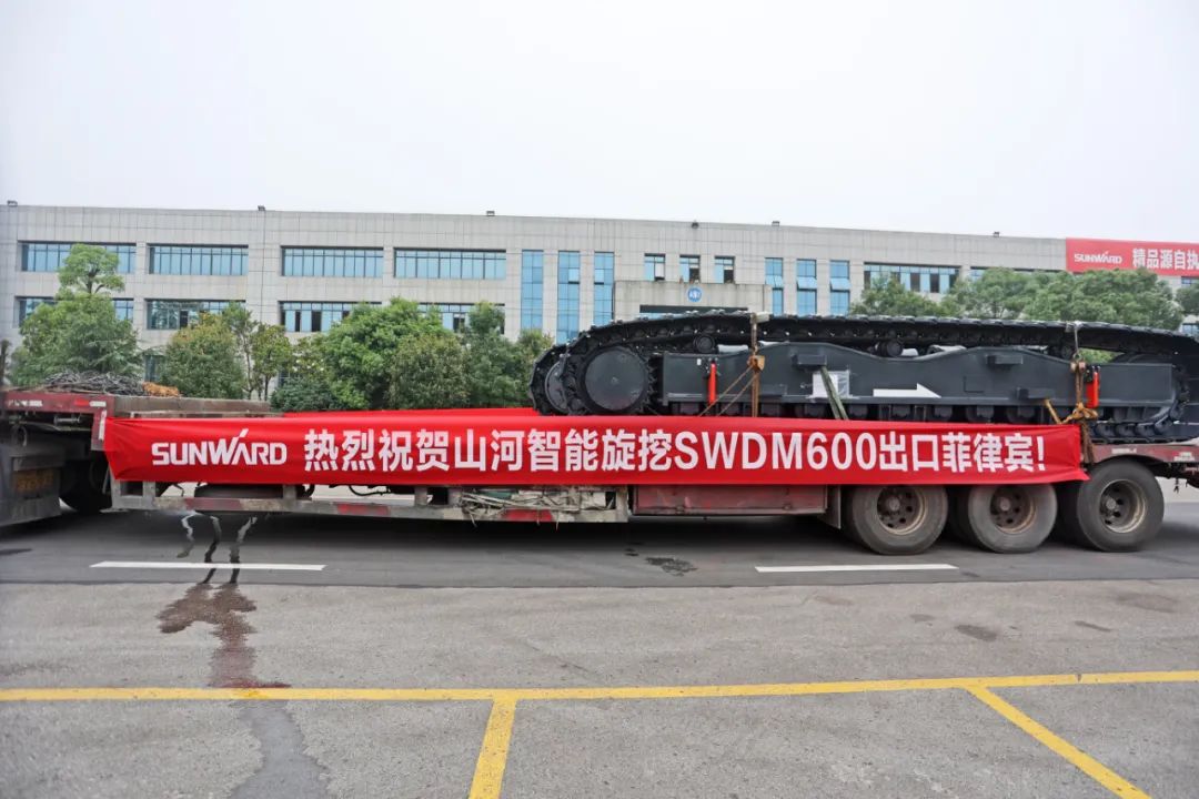 必发智能最大旋挖钻机出口菲律宾，，，，，，，开启拓展外洋市场新篇章