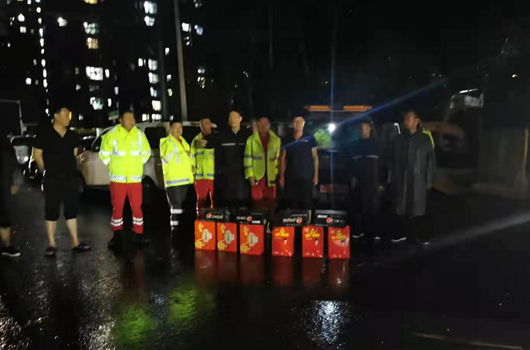 必发智能装备驰援河南，，，，助建家园防地