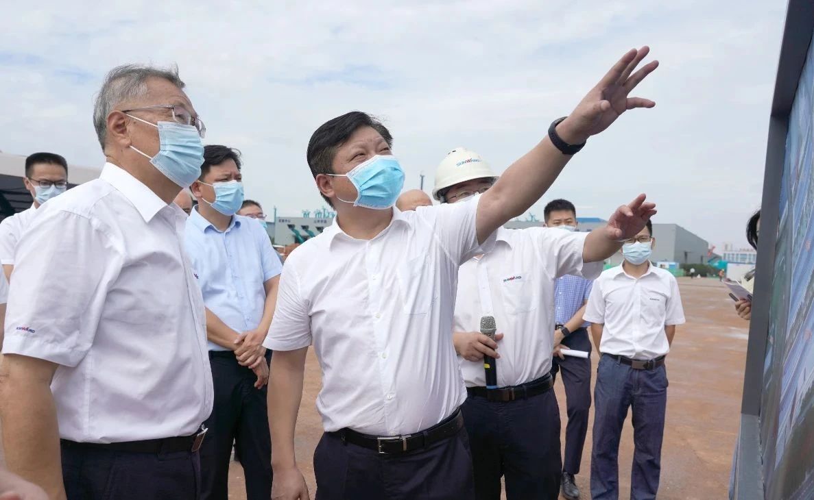 长沙县委书记付旭明调研必发智能