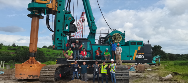 必发智能最大旋挖钻机“安家”菲律宾，，，，，，背后竟然尚有这些故事