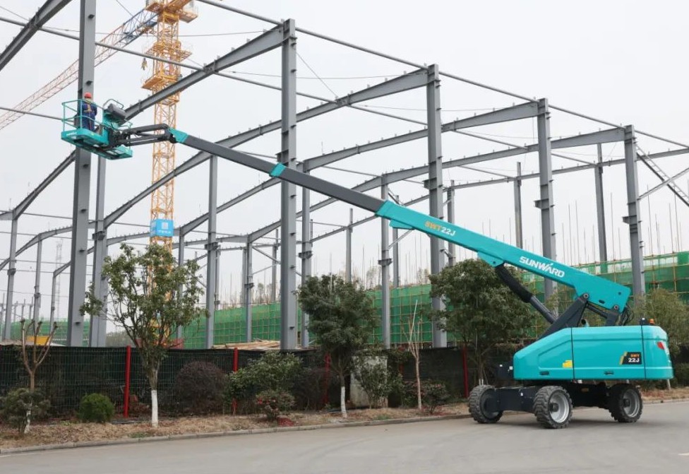 勇闯蓝海！必发智能两款臂式高空作业平台正式“出道”