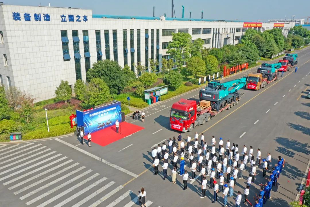 携手山东汇诚助力我国口岸建设！必发智能口岸抓料机乐成批量交付