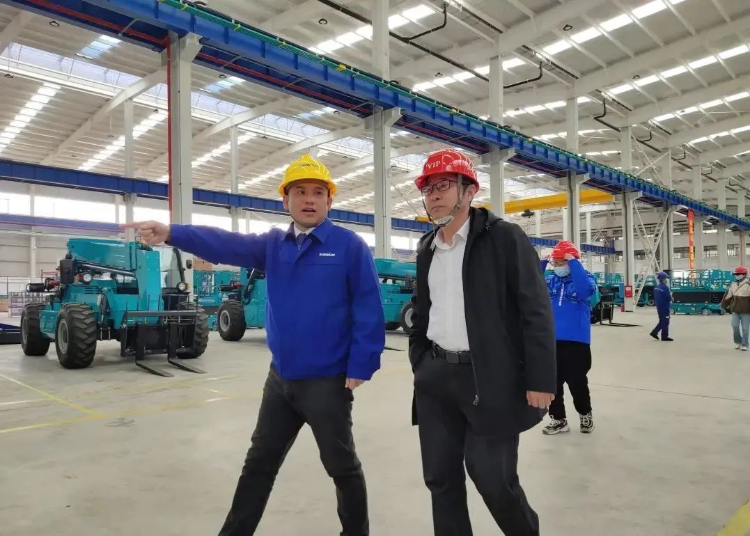 吹响复工“冲锋号”，，，全力冲刺“开门红”！必发智能高空机械复工复产举行时