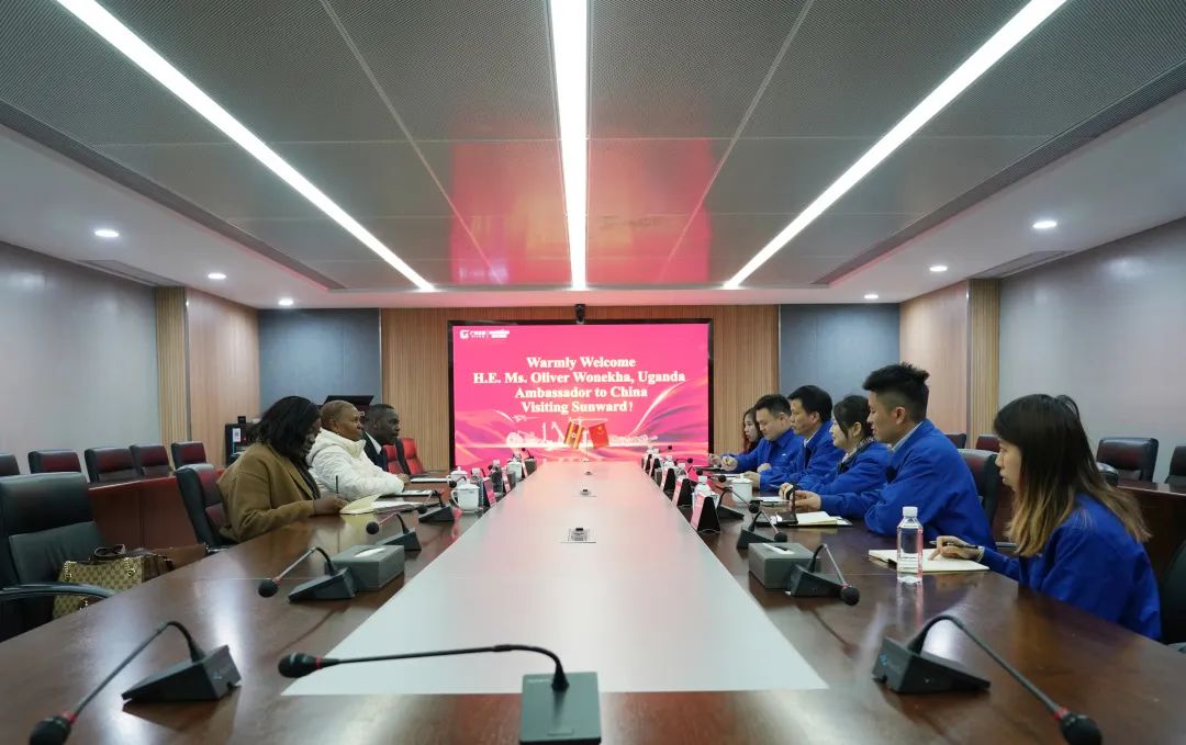 乌干达驻华大使到访必发智能