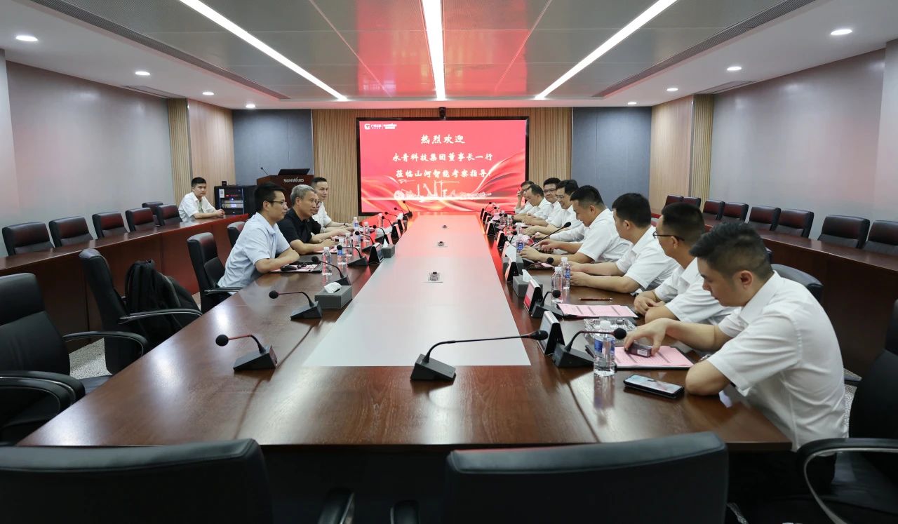 永青科技集团董事长胡晓东带队到访必发智能