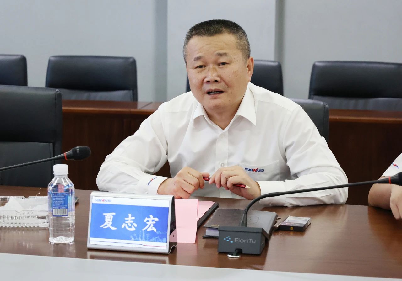 永青科技集团董事长胡晓东带队到访必发智能