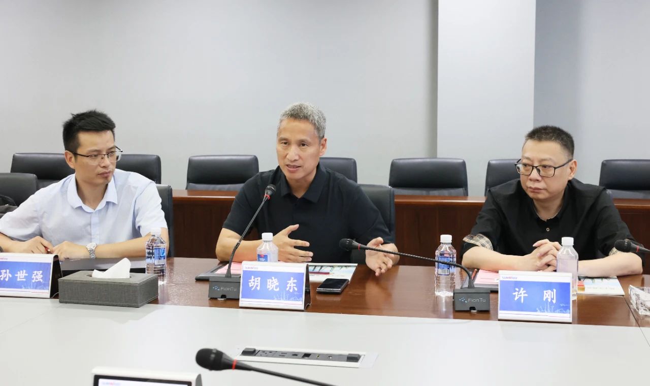 永青科技集团董事长胡晓东带队到访必发智能