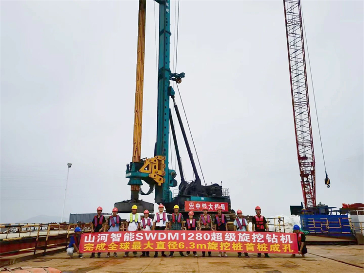 喜报！必发智能完成“全球最大”6.3米直径旋挖桩成孔成桩