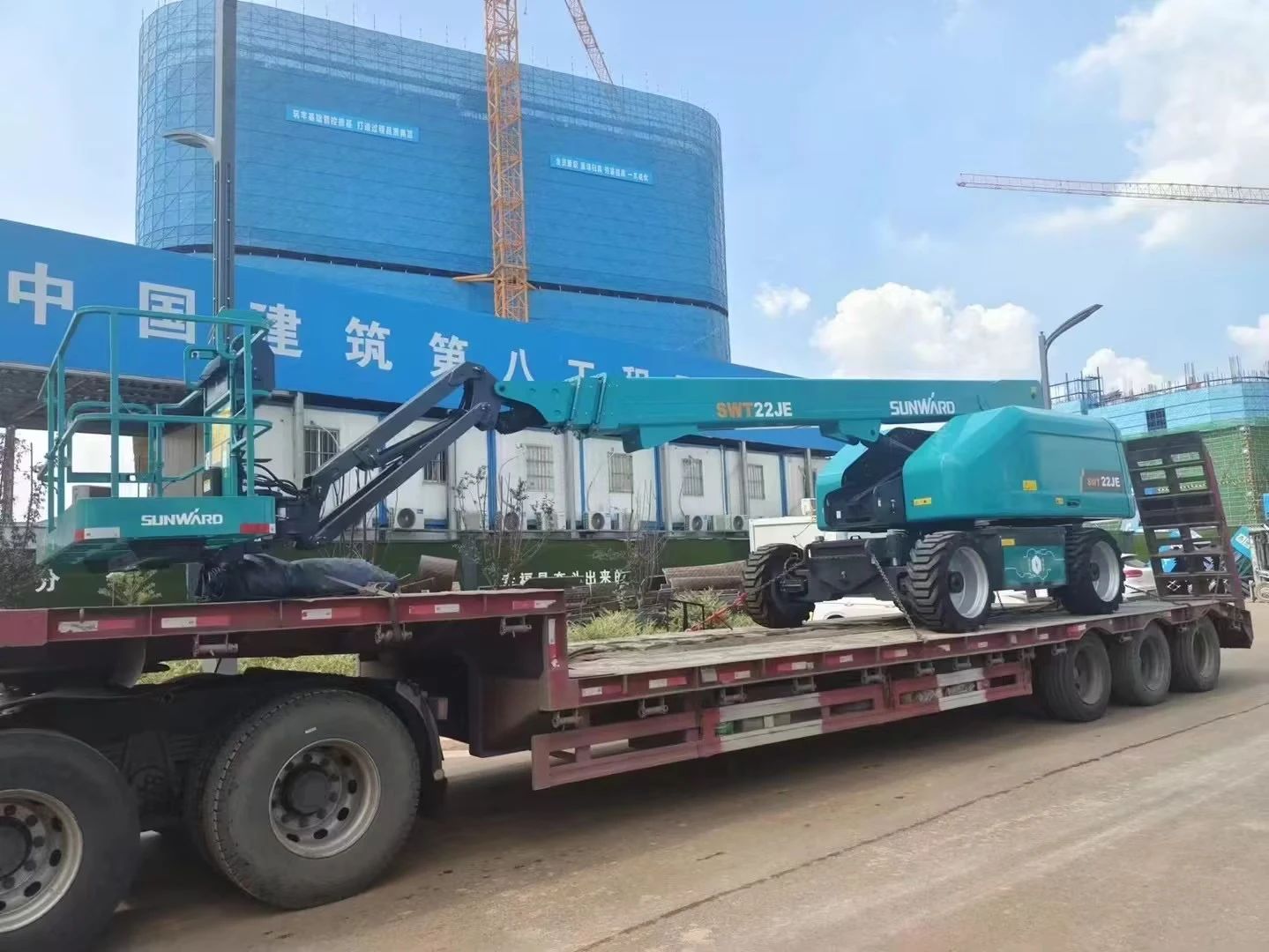 实力上新！必发智能电动直臂高空作业平台进军华中市场