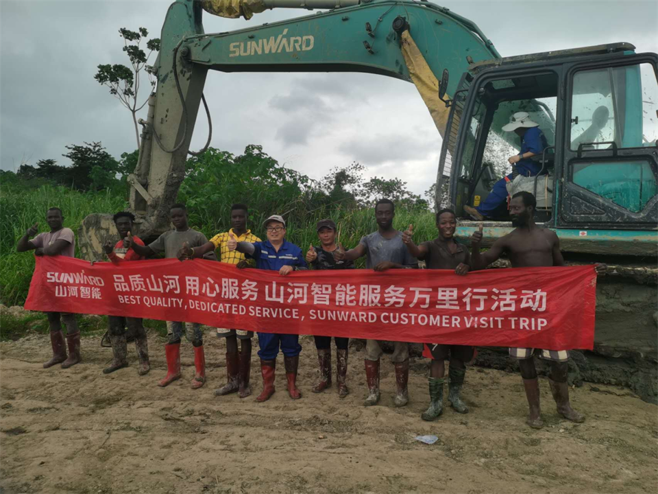 品质必发，，，专心折务！必发智能效劳万里行活动走进非洲加纳