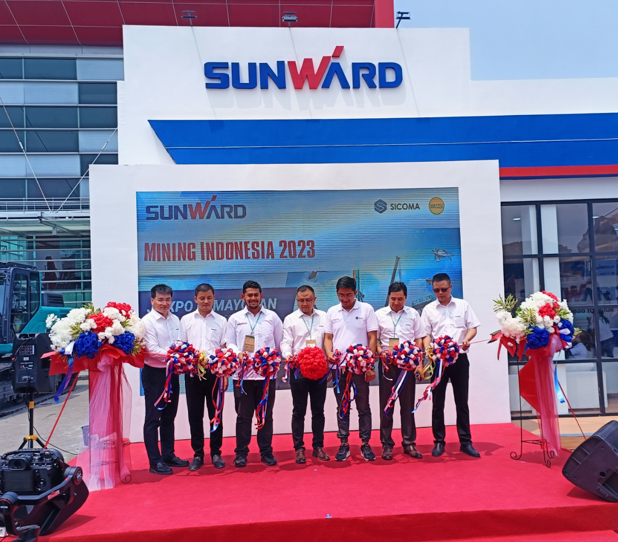 深耕细作，，，逆势增添！必发智能艳服亮相印尼雅加达矿业展