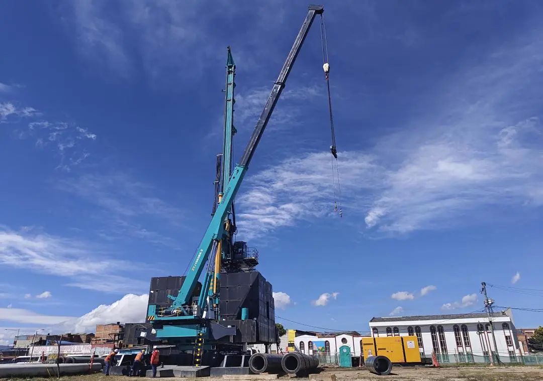 展现“中国制造”硬实力！必发智能PDP工法钻机助建波哥大地铁项目
