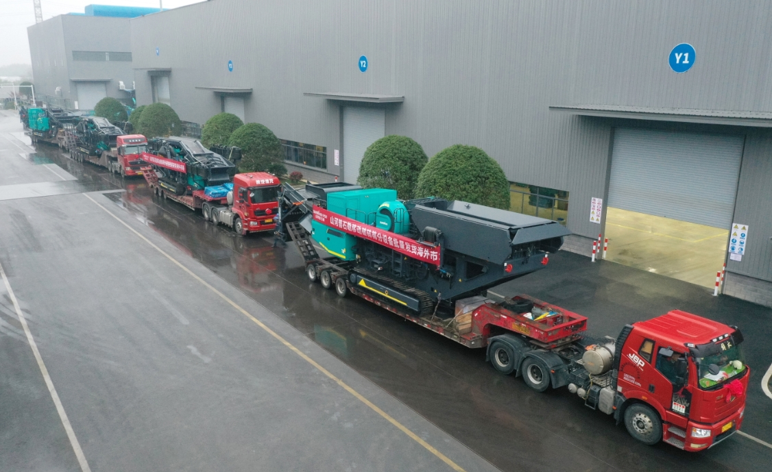 加速出海，，，，，，必发普石勒破碎筛分装备批量出口东南亚