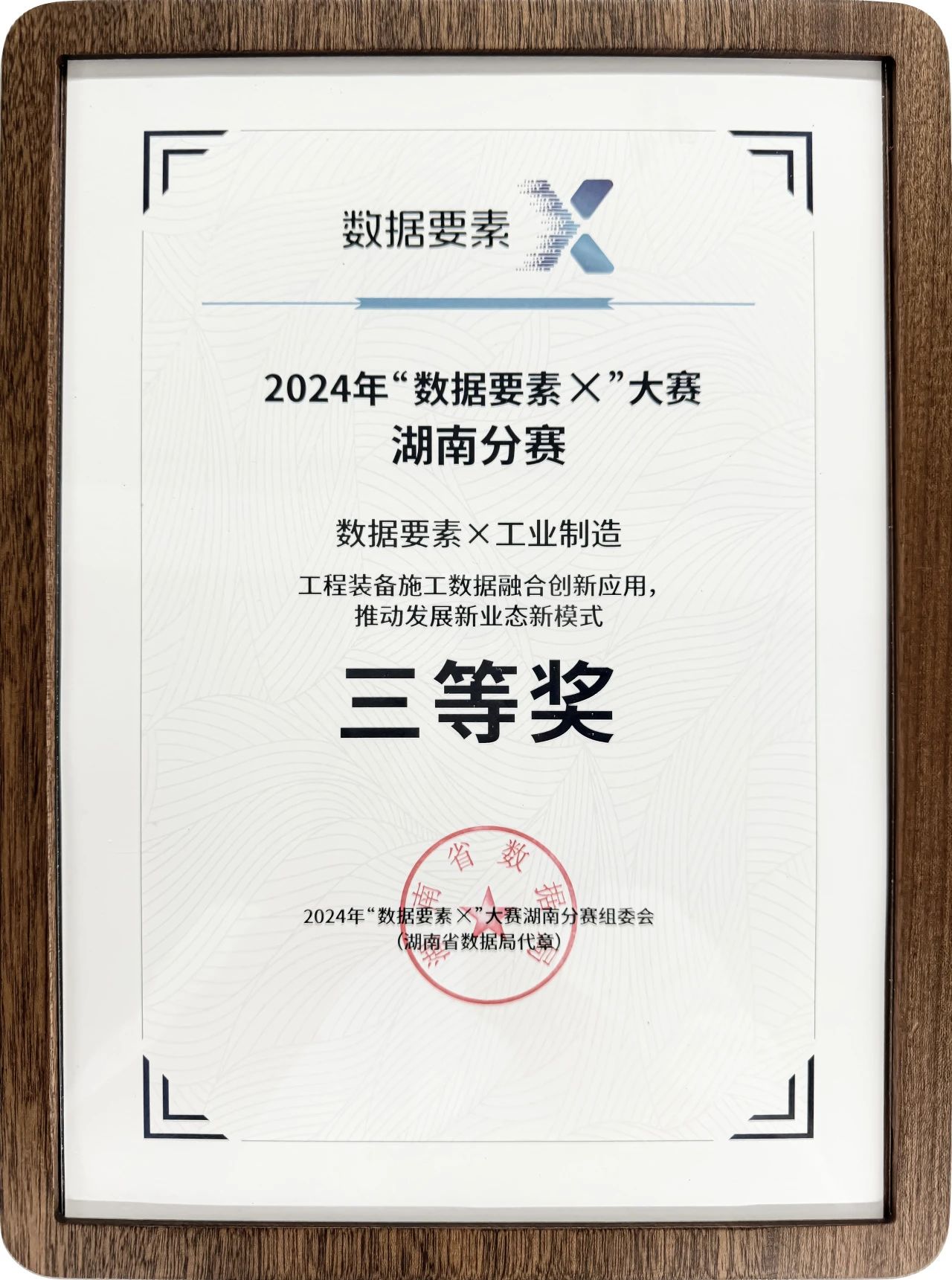 必发智能荣获2024年“数据要素×”大赛湖南赛区三等奖