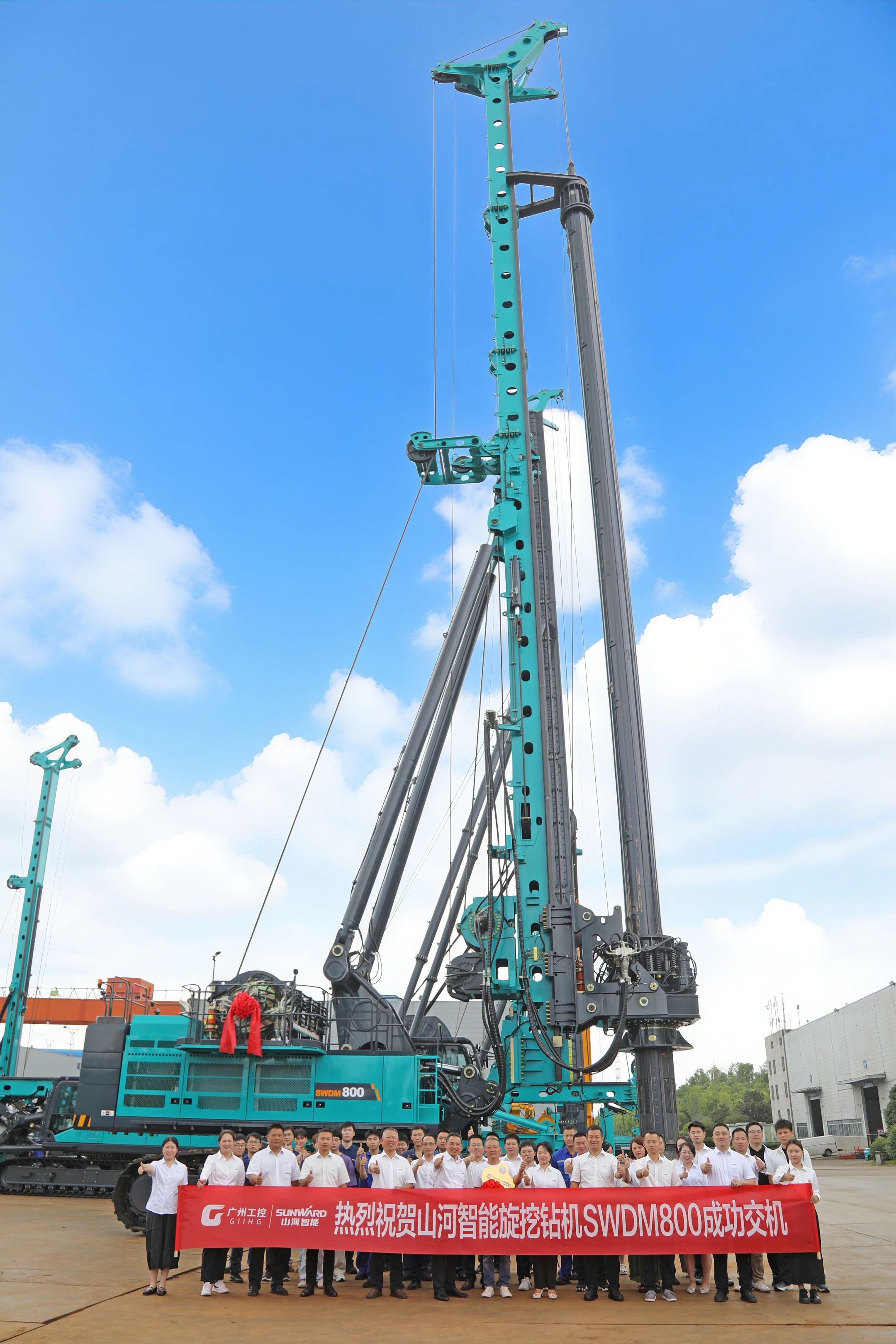 “破纪录王者”再出征！必发智能SWDM800旋挖钻机乐成交机