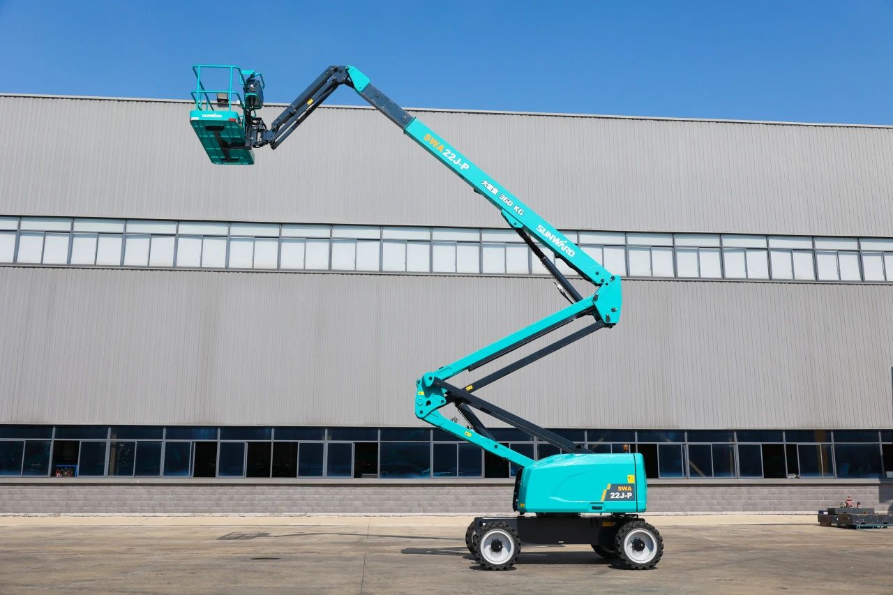 手艺新标杆！必发智能SWA22J-P柴动曲臂式高空作业平台下线！